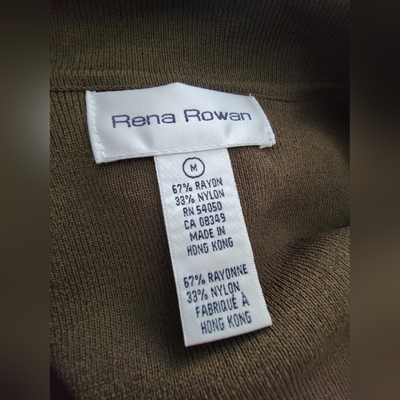 Rena Rowan Short Sleeve Button Dress - Medium - Picture 2 of 6